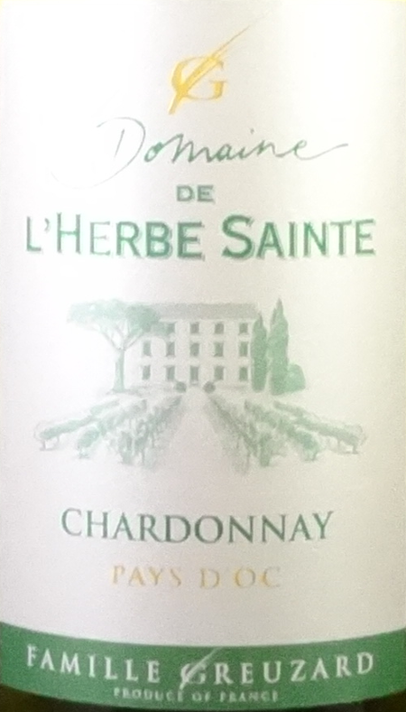 L\'Herbe Sainte Chardonnay 2018